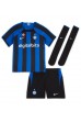 Inter Milan Henrikh Mkhitaryan #22 Babytruitje Thuis tenue Kind 2022-23 Korte Mouw (+ Korte broeken)